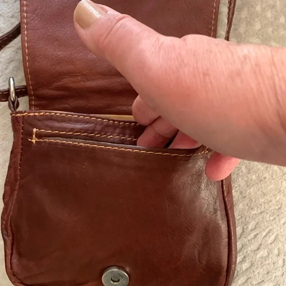 Italy Borse in Pelle Leather small crossbody bag - Picture 8 of 10